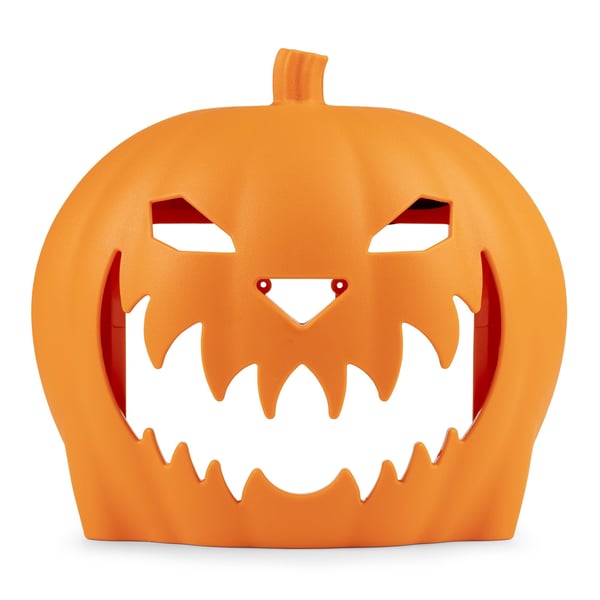 BeamZ Halloween dekoration med rökmaskin festset - Med klickbar pumpa - UV LED bar, stroboskop och ljuseffekter