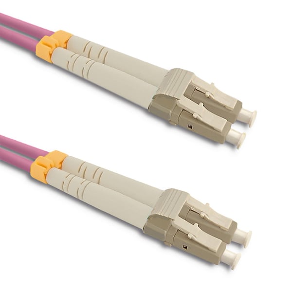Qoltec Fiberoptisk patchkabel LC/UPC - LC/UPC | Multimode | 50/125 | OM4 | Duplex | 2m