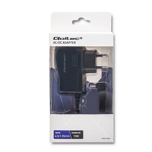 Qoltec netadapter 10W 5V 2A 4.0x1.35mm