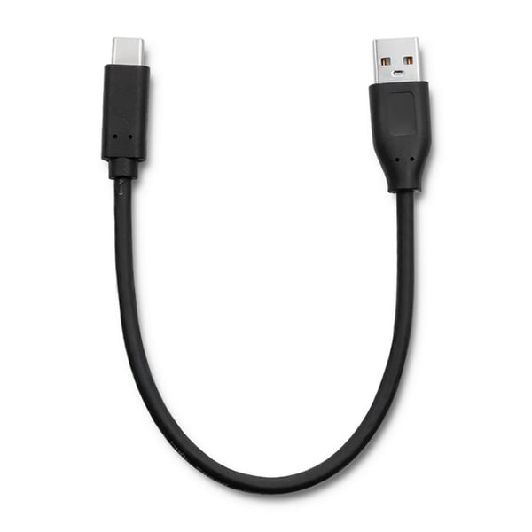 Qoltec USB 3.1 Type-C hankabel og USB 2.0 A hankabel 0,25 m