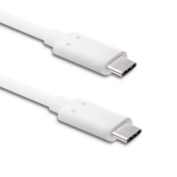 Qoltec USB 3.1 Type-C han-kabel 1 m hvid