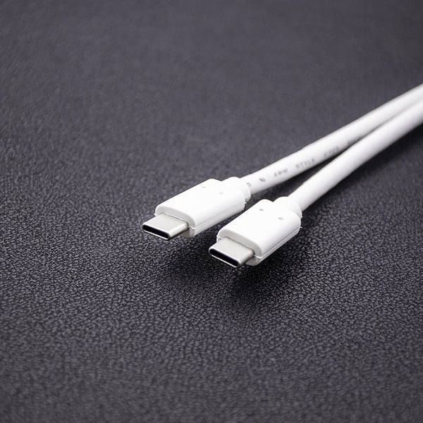 Qoltec USB 3.1 Type-C han-kabel 1 m hvid