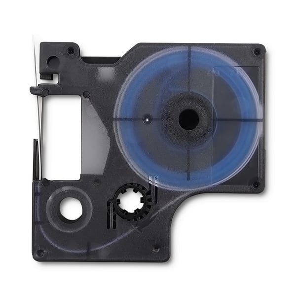 Qoltec-kutistesukka Dymo D1/DM1 -tulostimille | 9 mm * 1,5 m | Valkoinen | Musta tulostus