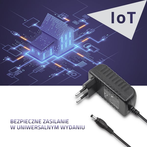 Qoltec Pistokevirtalähde 18W | 9V | 2A | 5.5*2.1