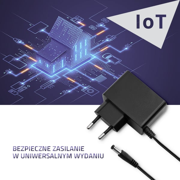 Qoltec netadapter 24W 24V 1A 5,5x2,5mm