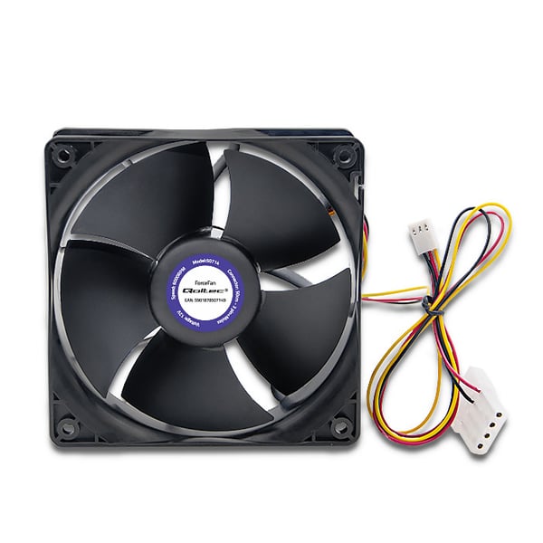 Qoltec ForceFan 6000 RPM-fläkt 120 mm 12V