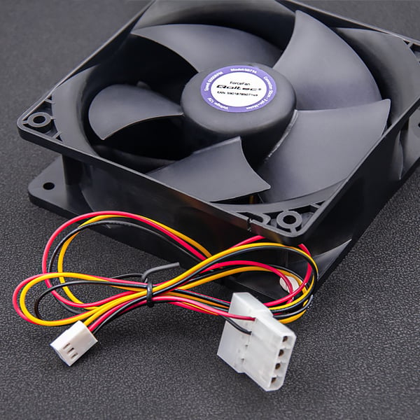 Qoltec ForceFan 6000 RPM-fläkt 120 mm 12V