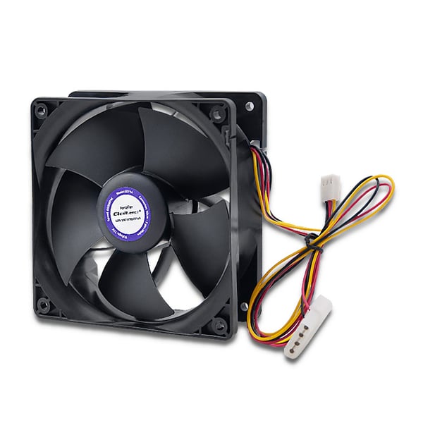 Qoltec ForceFan 6000 RPM-fläkt 120 mm 12V