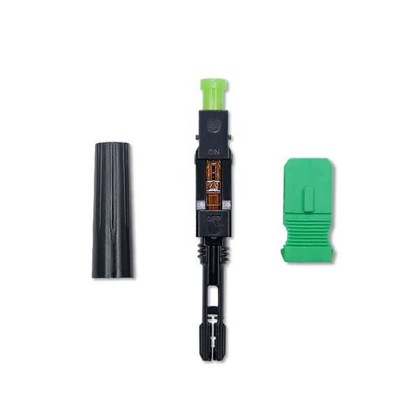Qoltec SC/APC fiberoptisk hurtigstik | Singlemode | 0,9 | Sæt med 10