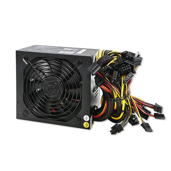 Qoltec ATX-virtalähde 1600W | 80 Plus Gold | Tiedonlouhinta