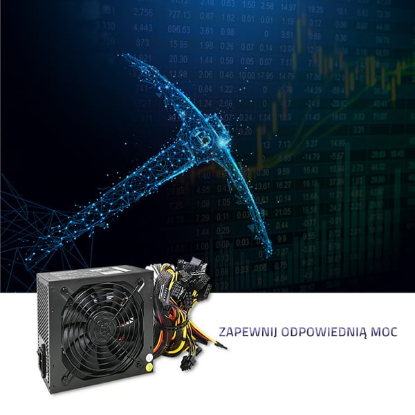 Qoltec ATX-virtalähde 1600W | 80 Plus Gold | Tiedonlouhinta