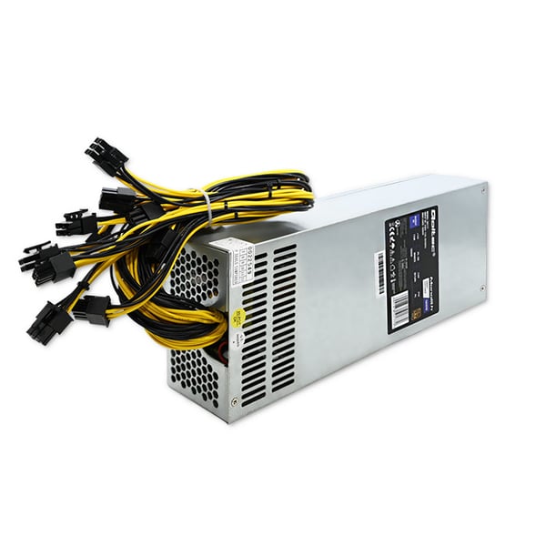 Qoltec PCI-E Smart 1600W virtalähde | 80 Plus Gold | Tiedonlouhinta
