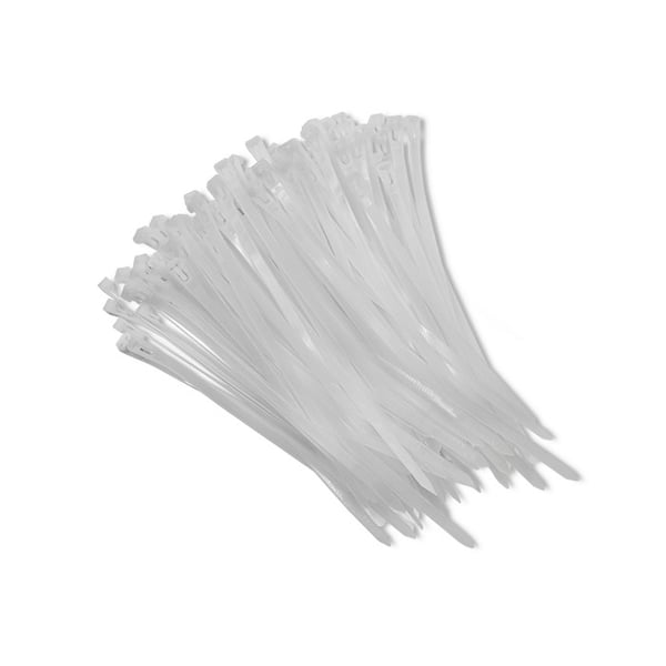 Qoltec återanvändbara buntband 4,8x200mm nylon66 UV vit