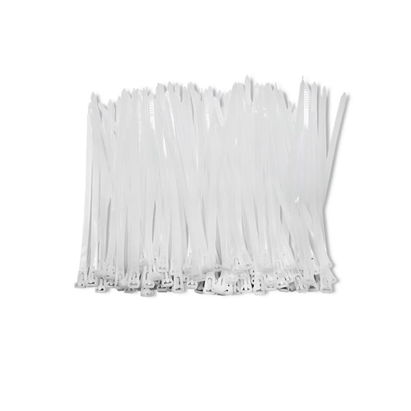 Qoltec återanvändbara buntband 4,8x200mm nylon66 UV vit