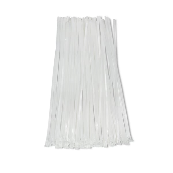 Qoltec genbrugelige kabelbånd 7,2x450mm nylon66 UV hvid