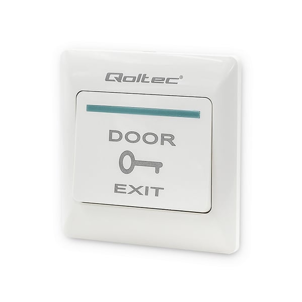 Qoltec utgångsknapp vit