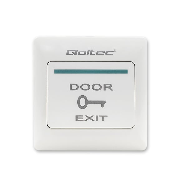 Qoltec utgångsknapp vit