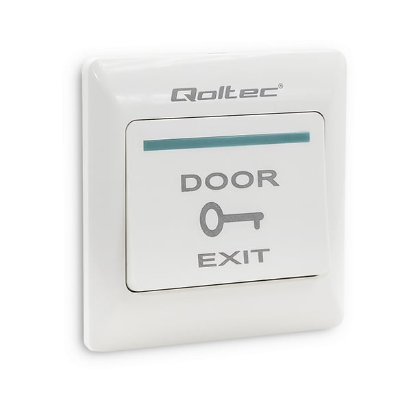Qoltec utgångsknapp vit