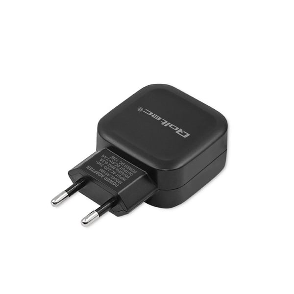 Qoltec vægglader 12W 5V 2.4A USB