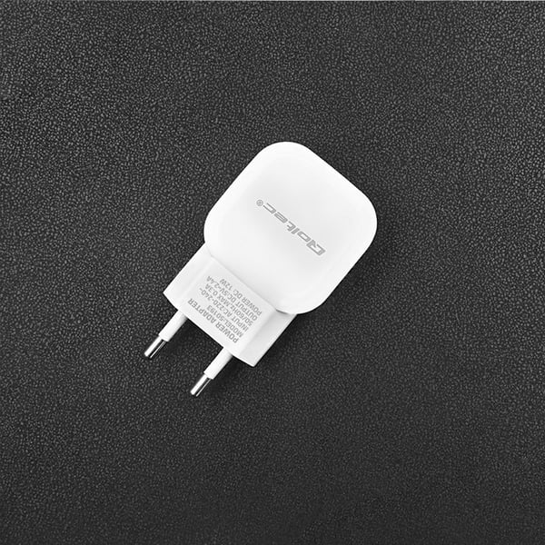 Qoltec vægglader 12W 5V 2,4A USB