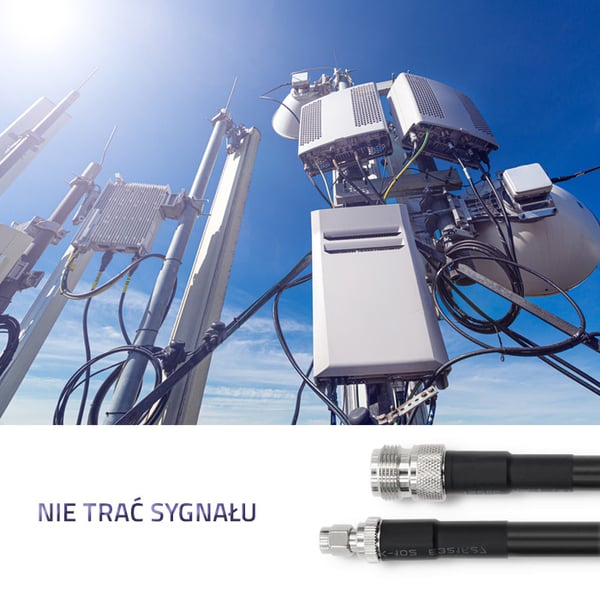 Qoltec LMR400 koaxialkabel N-hona till RP-SMA-hane 5 m