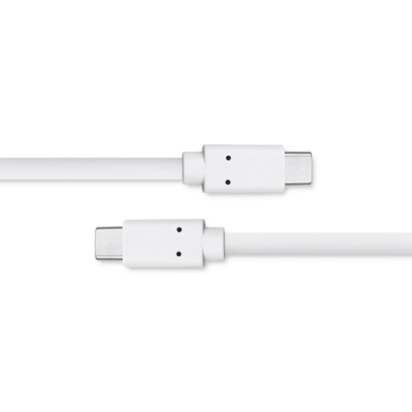 Qoltec USB 3.1 Type-C han-kabel 1 m hvid