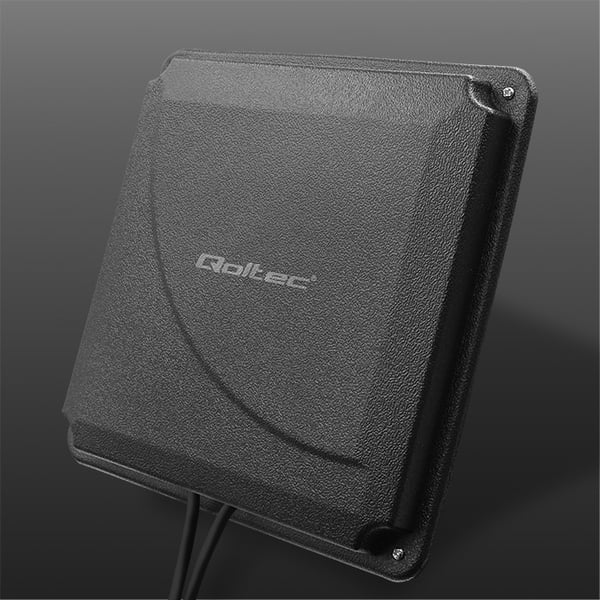 Qoltec 4G LTE DUAL MIMO boosterantenne 35 dBi 50W 2x SMA-stik