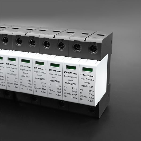 Qoltec AC-overspenningsbeskyttelse 2P 275V T2 C