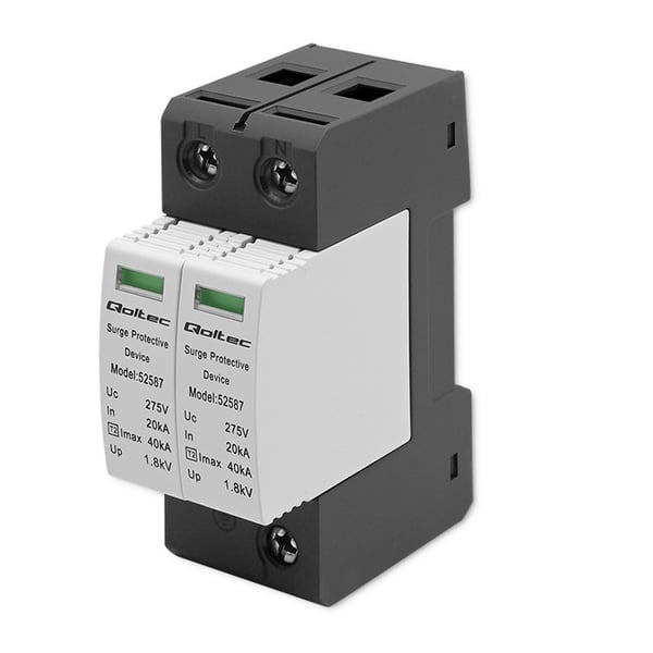 Qoltec AC-overspenningsbeskyttelse 2P 275V T2 C