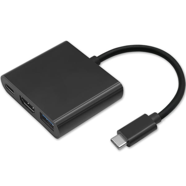 Qoltec Hub-adapter USB-C 3.1 3in1 | USB 3.0 | HDMI 4K | USB-C 3.1 PD 100W