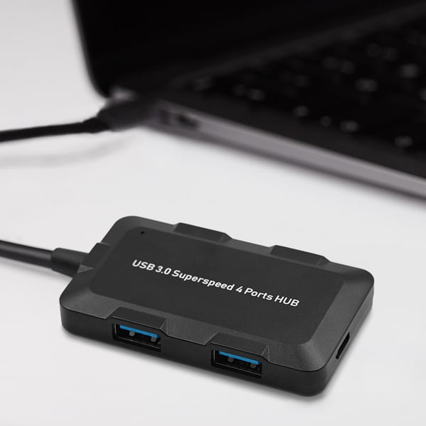 Qoltec Hub-adapter USB-C 3.1 5-i-1 med 4x USB 3.0 och micro-USB