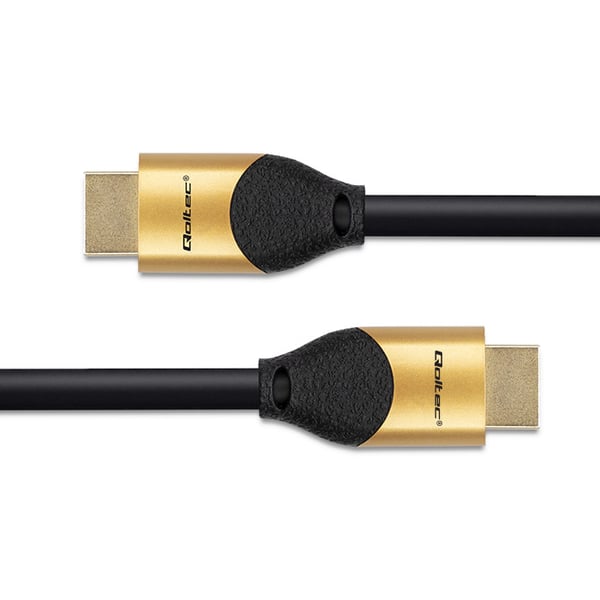 Qoltec HDMI-kaapeli v2.1 Erittäin nopea 8K | 60Hz | 28AWG | kulta | 3m
