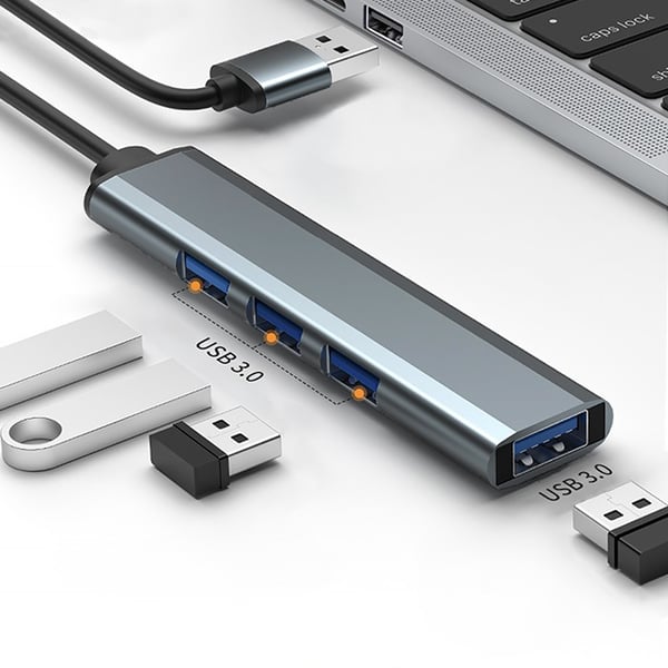 Qoltec USB 3.0 hubadapter 4-port med 4x USB 3.0