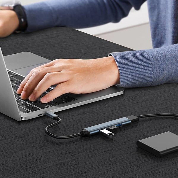 Qoltec USB 3.0 hubadapter 4-port med 4x USB 3.0