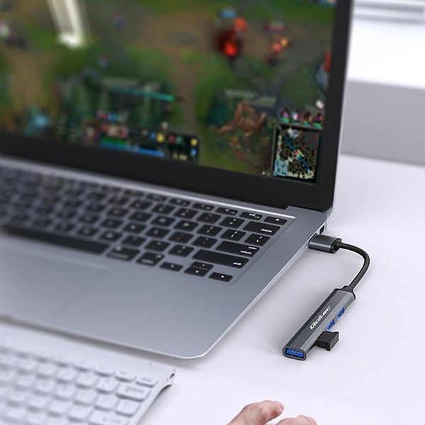 Qoltec USB 3.0 hubadapter 4-port med 4x USB 3.0