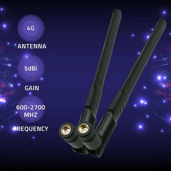 Qoltec 4G LTE dobbelt antenne 5dBi rundstrålende ekstern
