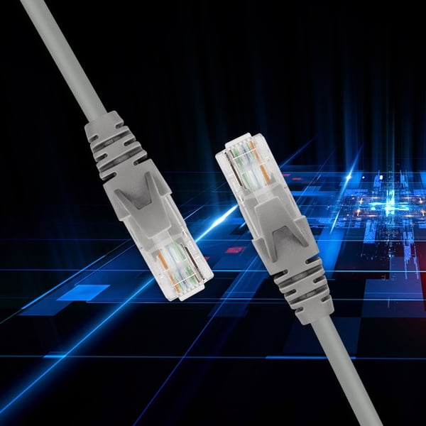 Qoltec UTP-patchkabel CAT5e 2x RJ-45 1,5 m høj hastighed guld