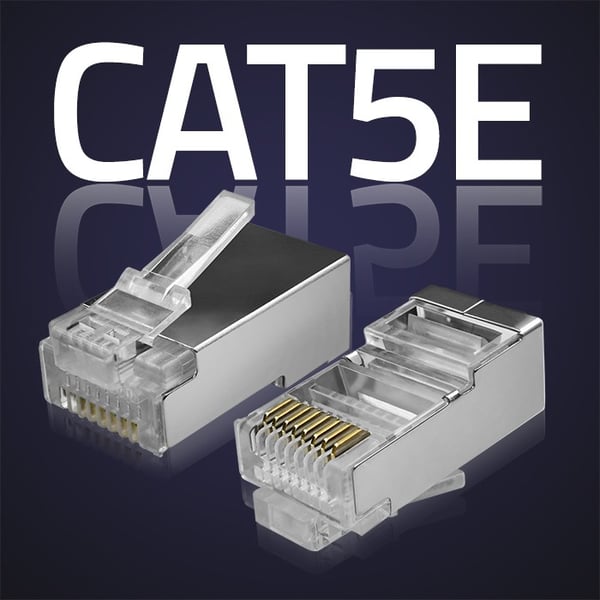 Qoltec RJ45 -modulaarinen liitinpistoke | CAT5e | FTP | Kullatut koskettimet | 10 kpl