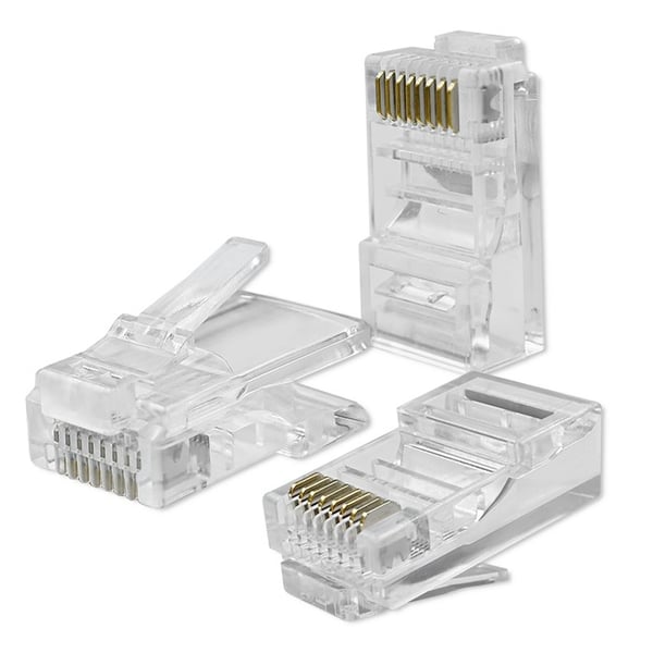 Qoltec RJ45 modulær kontaktstik CAT5e UTP forgyldt kontakt 100 styk