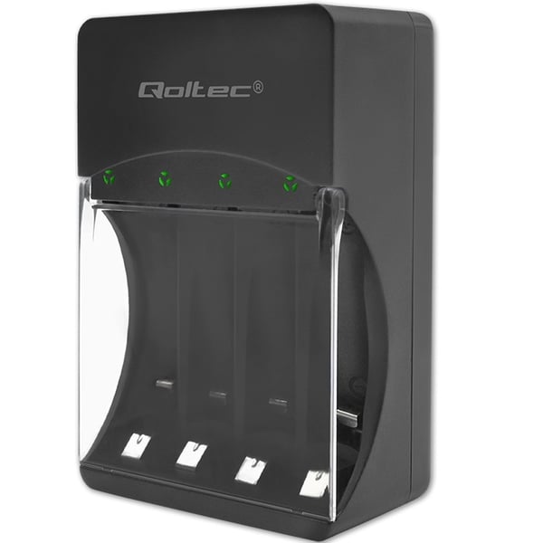Qoltec oplader til Ni-MH batterier type R03 AAA og R6 AA