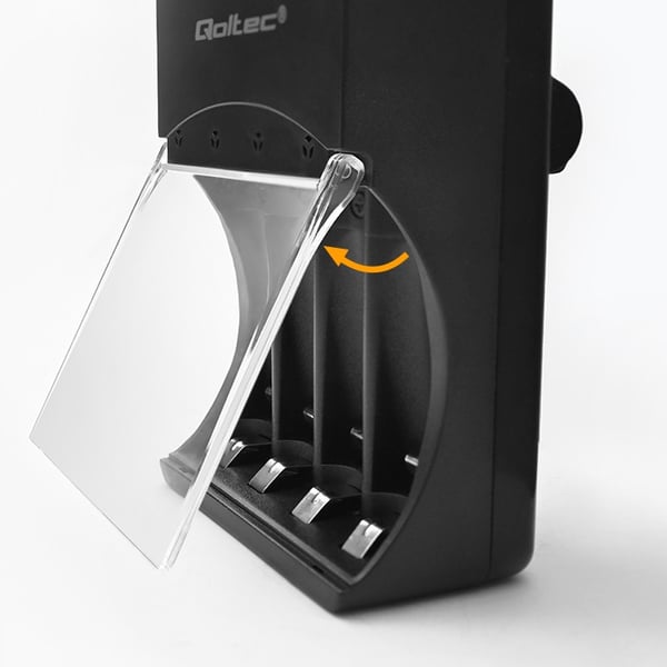 Qoltec oplader til Ni-MH batterier type R03 AAA og R6 AA