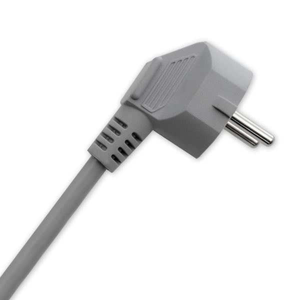 Qoltec grenuttag med 5 udtag, 1,8 m, grå