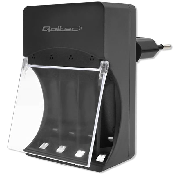 Qoltec oplader til Ni-MH batterier type R03 AAA og R6 AA
