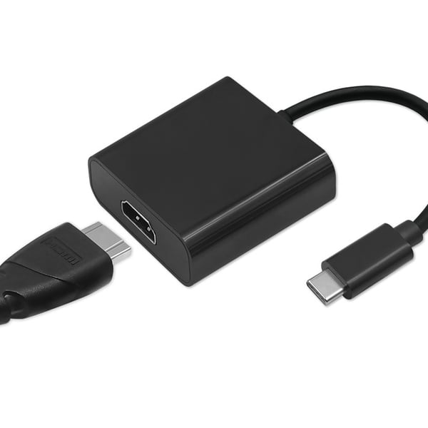Qoltec USB-C 3.1 adapter til HDMI 4K med MHL
