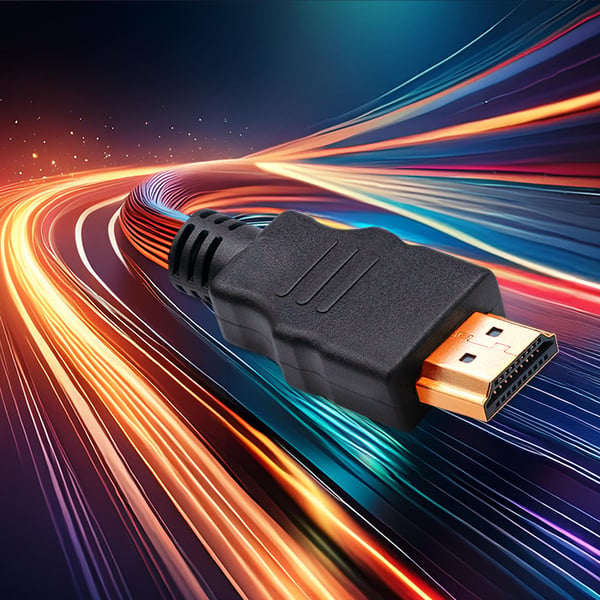 Qoltec HDMI-kaapeli v1.4 | Nopea | 4K | 30Hz | 30AWG | kulta | 2m