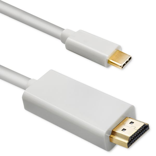 Qoltec USB 3.1 Tyyppi C Uros / HDMI A Uros Kaapeli | 4K | Vaihtoehtoinen Tila | 1m Qoltec USB 3.1 Tyyppi C Uros / HDMI A Uros Kaapeli | 4K | Vaihtoehtoinen Tila | 1m
