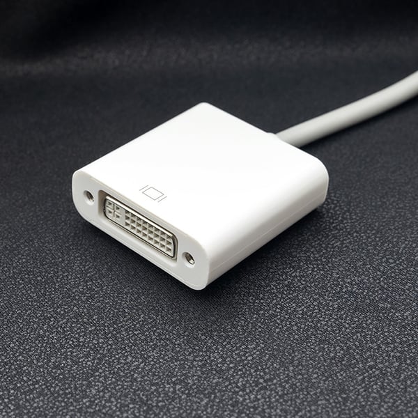 Qoltec Mini DVI till DVI-adapter 24+5 Full HD 0,16 m