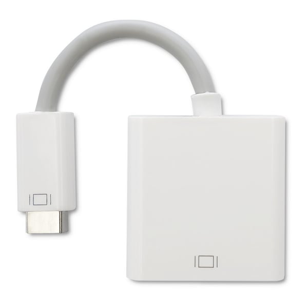 Qoltec Mini DVI till DVI-adapter 24+5 Full HD 0,16 m