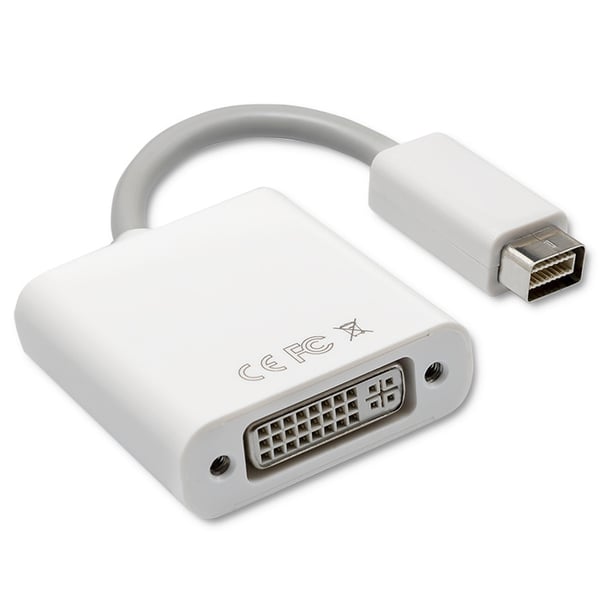 Qoltec Mini DVI till DVI-adapter 24+5 Full HD 0,16 m