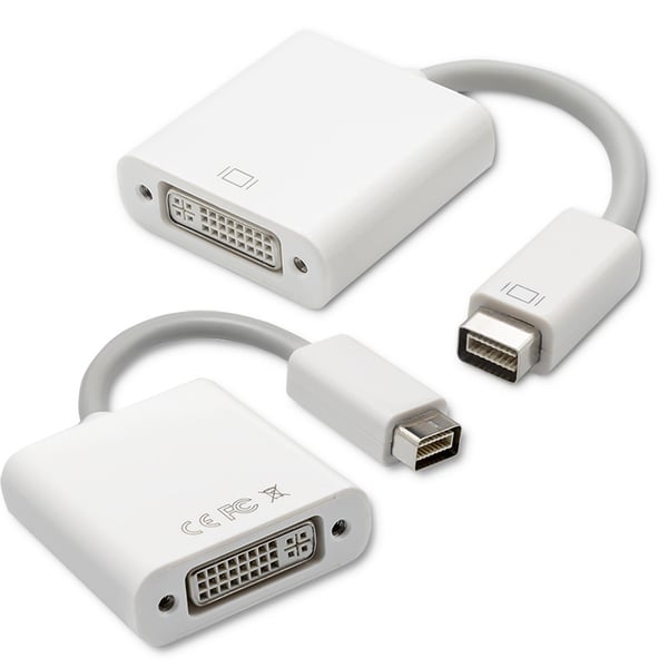 Qoltec Mini DVI till DVI-adapter 24+5 Full HD 0,16 m